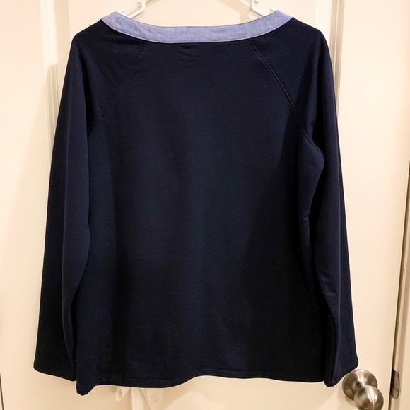 Tommy Hilfiger Long Sleeve Tee with Tie Side - Picture 6 of 6